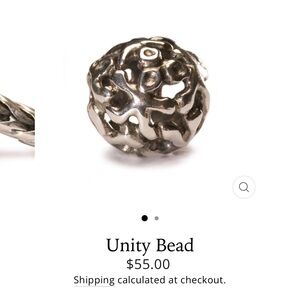 Trollbeads Unity Bead in Silver